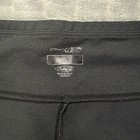 Vtg Y2k Reebok Playdry Wide Leg Capri Pants Women M Black Cropped Culottes
