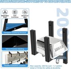 Cargo Trailer Ladder Rack-400lb Load-carry 2-4 Ladders-adjustable Aluminum      