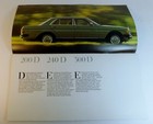 Mercedes Benz Vintage 1970 s New Car Sales Brochure Wz1718 10 00 0879 In German