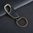 Key Chain Ring Leather Fashion Men s Metal Car Keyring Keychain Keyfob Gift