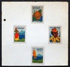 Antique Vintage Matchbox Label Lot By Artist A Noir   Martinique Black Natives