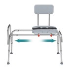 Sliding Tub Shower Transfer Bench Chair Adjustable Shower Seat   max  400 Lbs