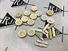 Fender Usa Stratocaster Cream Guitar Control Knobs Lot 3 Spoke Relic Parts
