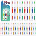Soft Bristles And Ergonomic Handle - 30 Pcs Travel Toothbrush Set For Everyone
