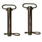 Two Cold Forged Tractor Hitch Pins 1-1 8  Pin Dia  6-1 4  Useable Length