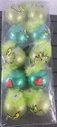12pcs Christmas Baubles Tree Balls 2024 Grinch Ornament Xmas Party Decor Funny