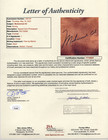 Muhammad Ali  Signed Auto 30 X 20  Color Photo Cassius Clay     jsa Letter