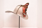 Antique Fine Cairns   Brother Ny Fire Helmet High Eagle Badge Old 1800s