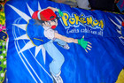 1998 Nintendo Pokemon  pikachu And Ash  Child Size Sleeping Bag  Vintage