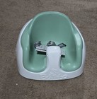 Bumbo Infant Floor Seat Baby Sit Up Chair With Adjustable Harness Hemlock Green