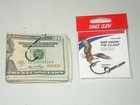 Two Original Eagle Claw   camouflage  Premium  Fish Hook Hat Pins   Money Clip