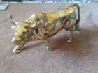 Amazing Wall Street Big Size Brand New Solid Brass Heavy Bull Statue Sculpture