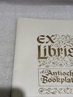 Rare   Vintage Ex Libris Antioch Bookplates Album Collection 1961
