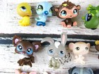 Littlest Pet Shop Figures Lot Dog Cat Bear Monkey Fish Bird Rabbit Lizard Lps
