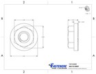 1 4-20 Stainless Steel Flange Nuts Serrated Base Lock Anti Vibration Qty 50