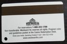 Westward Ho Casino Las Vegas Slot Card