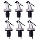6 Pcs Wine Pour Stopper Wine Bottle Stopper Vinegar Pourer Oil Bottle Stopper