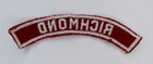 Richmond Red   White Rws Community Town Strip Boy Scouts Of America Patch Bsa