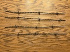 Antique Barbed Wire - 1878 H  B  Scutt Patent - 18    Section Arrow Plate  All 8  