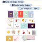 Mr  Pen- Thinking Of You Cards With Envelopes  5 Inches By 7 Inches  Cheerful