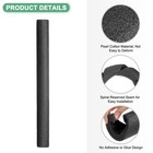 4-pack Pipe Insulation Foam Tube  25  X 2 4  l X W  Pipe Foam Cover  black 