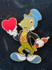 Disney   s Jiminy Cricket Heart Pin Pinocchio Trading Around World 2004