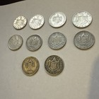 Authentic 1937  R  Albania Coin 1 Frang Silver Shqipni High Grade Circulated