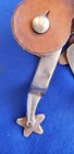 Vintage Western Cowboy North   Judd Anchor Spurs 5 Point Stars With Straps