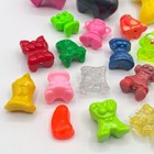 Gogos Crazy Bones Figures Vintage 90s Mini Transparent Tie Dye Magicbox Lot 21pc