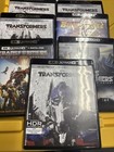 Transformers 4k Ultra Hd Blu-ray Collection   Lot Of 7