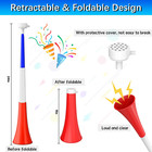 Collapsible Stadium Horn Noise Maker 24 Inch Vuvuzela Stadium Blower Plastic Tru