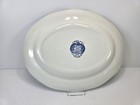 Staffordshire George Washington Crossing The Delaware Liberty Blue Platter 14  