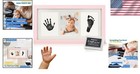 Baby Handprint And Footprint Photo Frame Kit