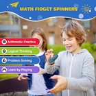 Math Fact Fidget Spinners Spinning Interactive Math Fidget Number Toy For Kids
