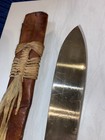 Vintage Legitimus Collins   Co Hartford Machete With Leather Sheath Busquese La