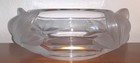 Large Lalique Crystal Floral   pivoine   Round Bowl - France 