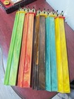 Vintage Mah-jong Set By Cardinal 152 White Tiles 5 Bakelite Racks  Case Orig Box