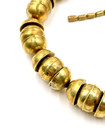 Rare Antique Victorian Gilded Brass Very Polished Necklace Big Gold Chain Look 