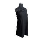 Vtg Nwt Msk Black Halter Mini Dress Size 10 Glam Party Goth Event K2