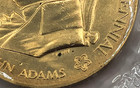 American Revolution Bicentennial Medal John Adams Sealed Postmarked 1974