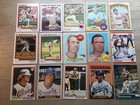 Huge Baseball Card Lot   65 Cards In Total   60-80 s  Vg - Nm Great Deal   read