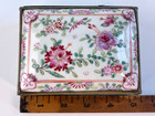 Antique Chinese Export Famille Rose Porcelain Hinged Box
