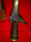 Naga Damascus Kris Blade-antique Southeast Asia-moro Dragon Tongue Blade scabbrd