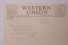 1930 Lamson Goodnow Telegram Francis P Kirk Boston Ma Ephemera L809j