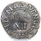 1652 Noe-1 R-3 Pcgs Xf Details Massachusetts Oak Tree Shilling Silver Coin