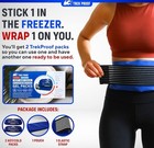 Ice Packs For Injuries Reusable 3 Piece Set Hot And Cold Therapy Gel Wrap