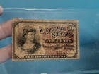 1863 10 Cent Fourth Issue Fractional Currency Note