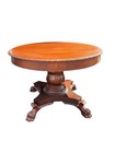 Antique 1930s Empire Style Dining Table  comes With 2 Leaves 