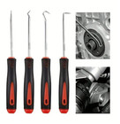 4pcs Precision Pick   Hook Tool Set - Car Oil Seal Puller   Remover Kit - New