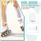 4 Pcs Ankle Gel Pads For Skates Hockey 2 48  round